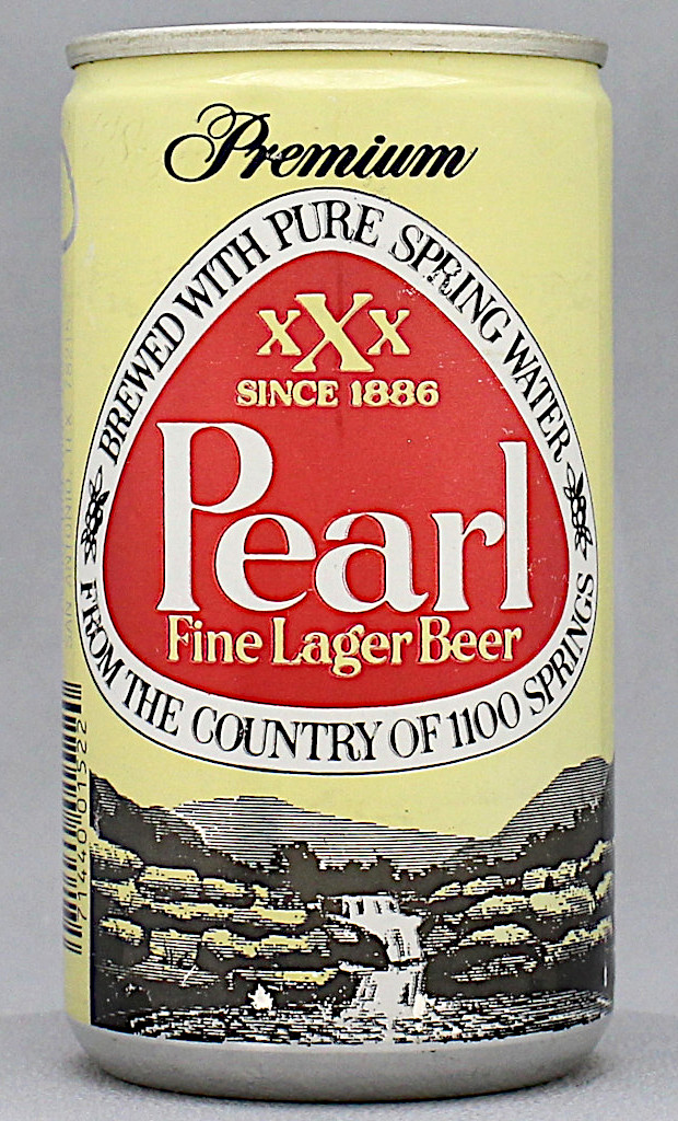 Pearl Fine Lager Beer 12 Oz Tab Top Can