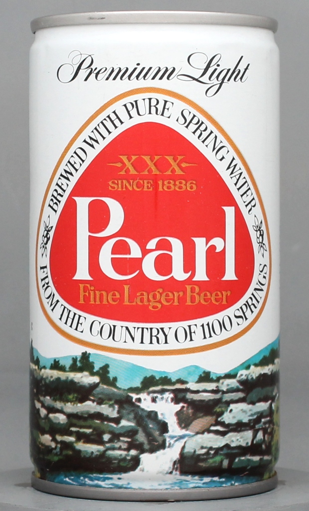 Pearl Premium Light Fine Lager Beer 12 Oz Tab Top Can