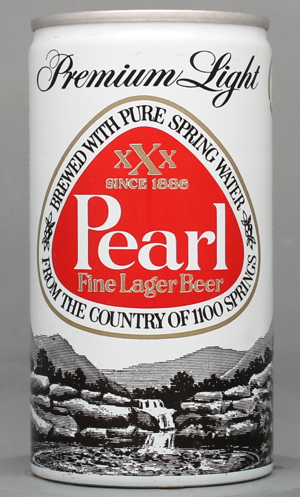 Pearl Premium Light Fine Lager Beer 12 Oz Tab Top Can