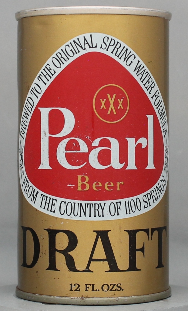 Pearl Beer 12 Oz Tab/Insert Top Can