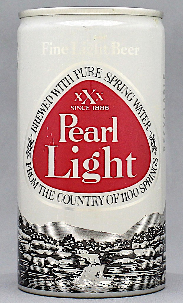 Pearl Fine Light Beer 12 Oz Tab Top Can