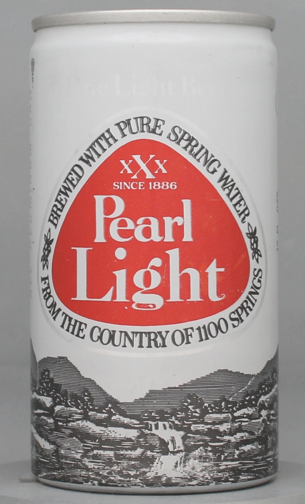 Pearl Light Beer 12 Oz Tab Top Can