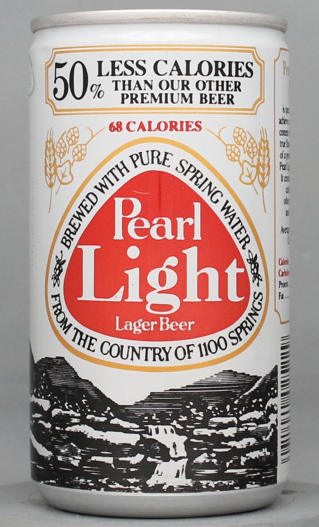 Pearl Light Lager Beer 12 Oz Tab/Stay Top Can