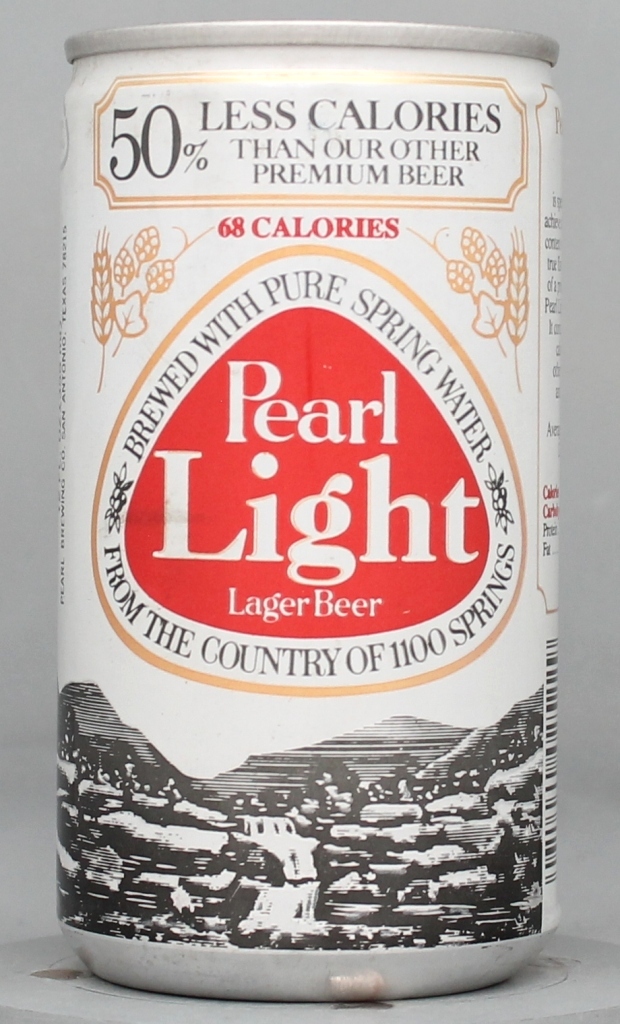 Pearl Light Lager Beer 12 Oz Tab Top Can