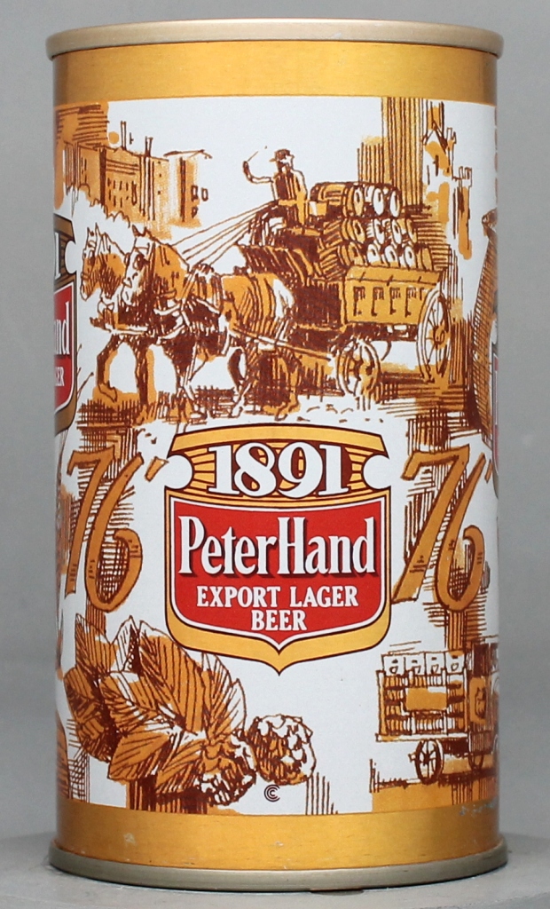 Peter Hand Export Lager Beer 12 Oz Tab Top Can