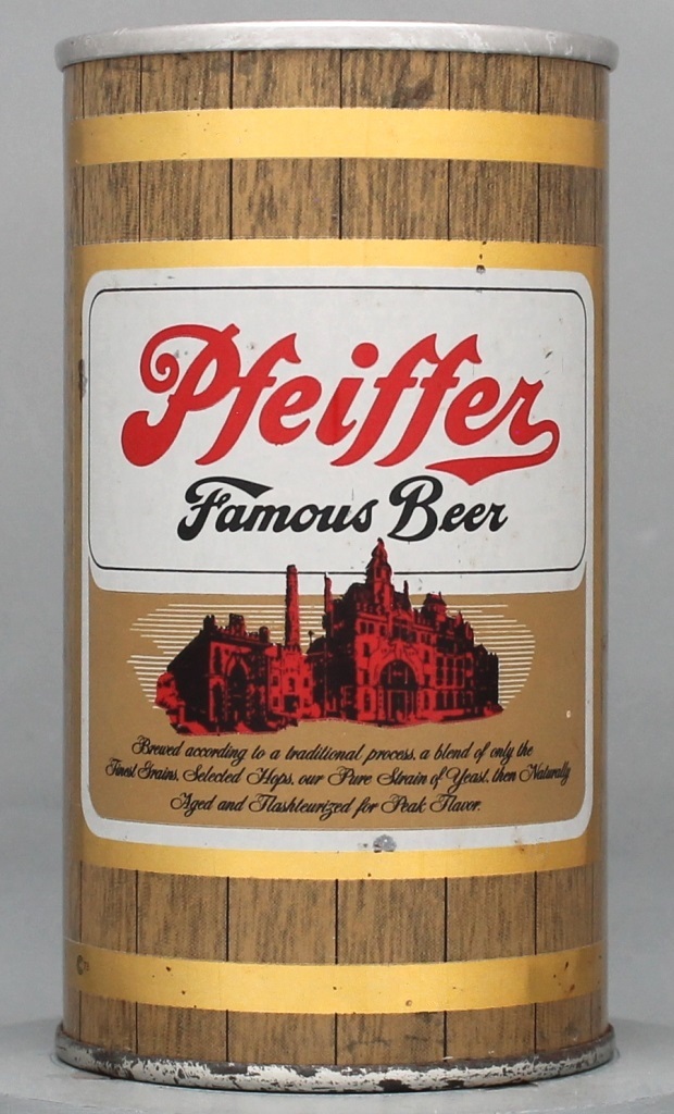 Pfeiffer Famous Beer 12 Oz Tab Top Can