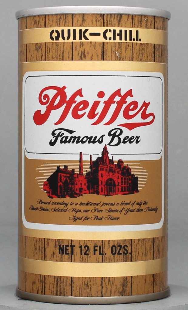 Pfeiffer Famous Beer 12 Oz Tab Top Can