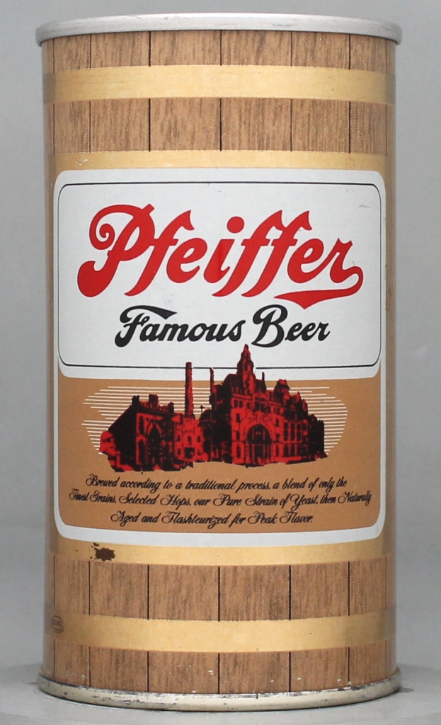 Pfeiffer Famous Beer 12 Oz Tab Top Can
