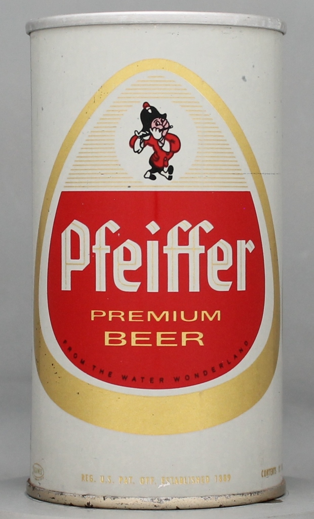 Pfeiffer Premium Beer 12 Oz Zip/Tab Top Can