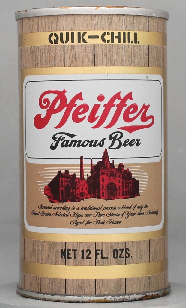 Pfeiffer Famous Beer 12 Oz Tab Top Can