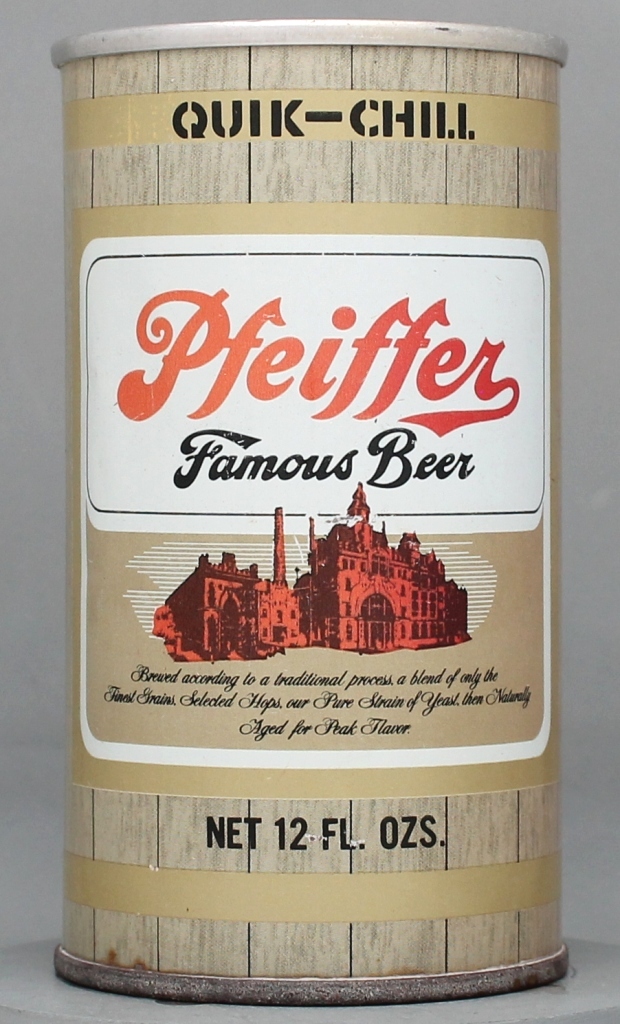 Pfeiffer Famous Beer 12 Oz Tab Top Can