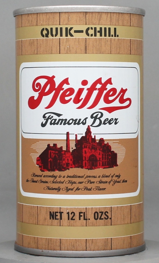 Pfeiffer Famous Beer 12 Oz Tab Top Can