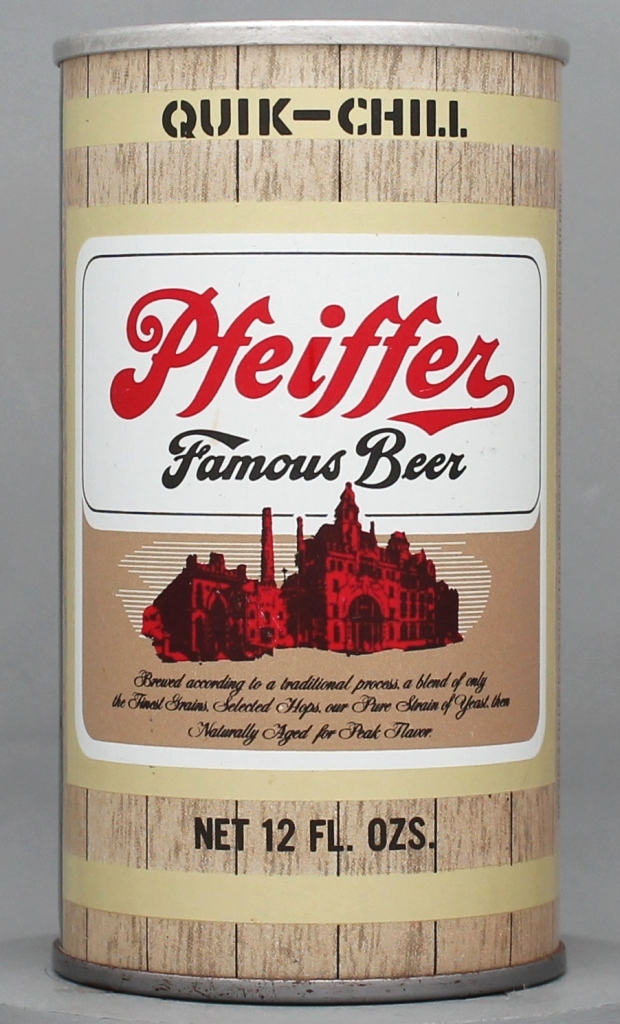 Pfeiffer Famous Beer 12 Oz Tab Top Can
