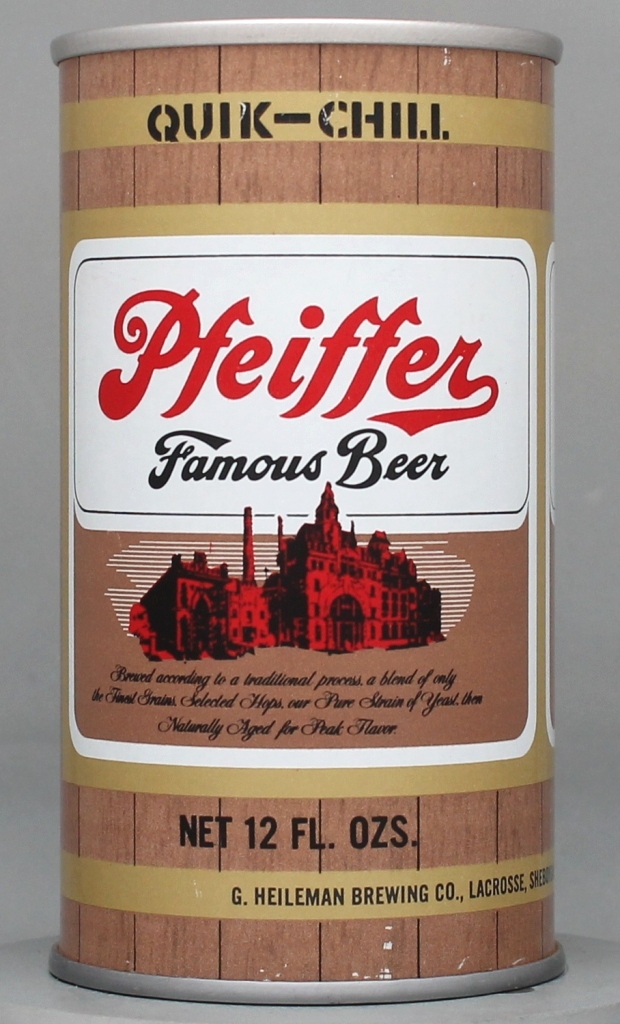 Pfeiffer Famous Beer 12 Oz Tab Top Can