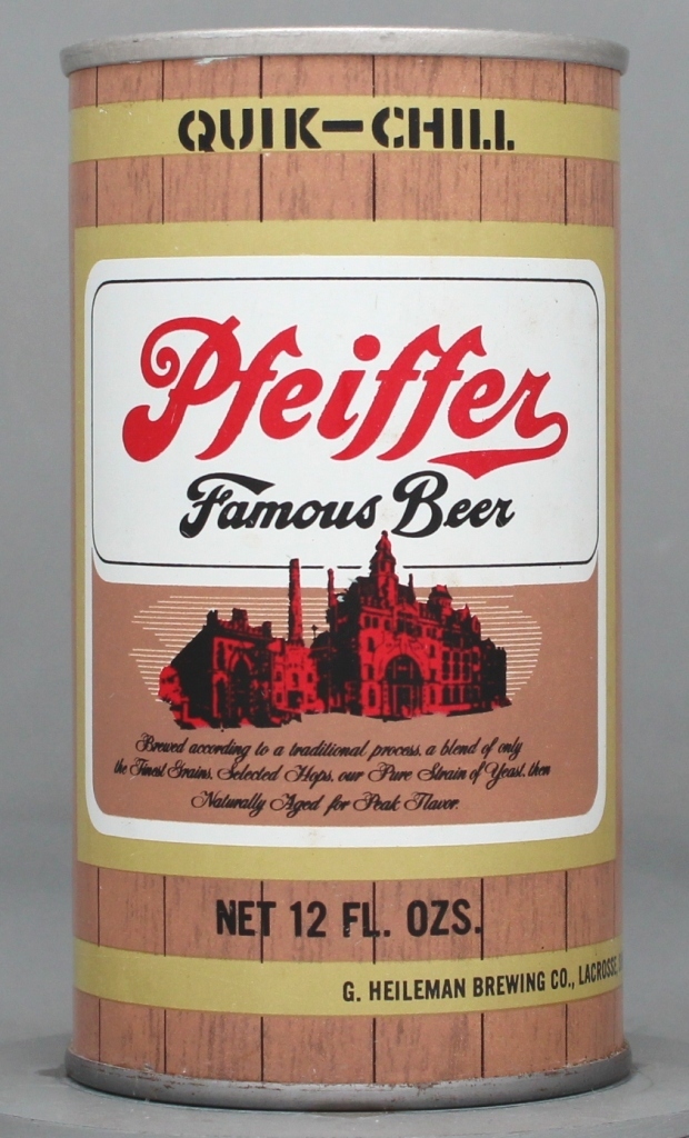 Pfeiffer Famous Beer 12 Oz Tab Top Can