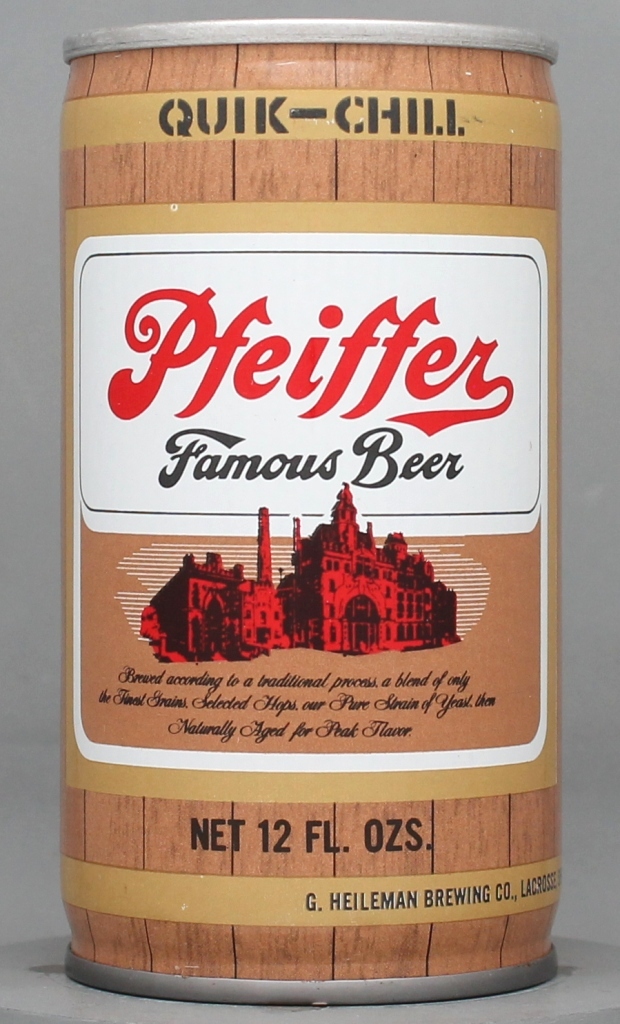 Pfeiffer Famous Beer 12 Oz Tab Top Can