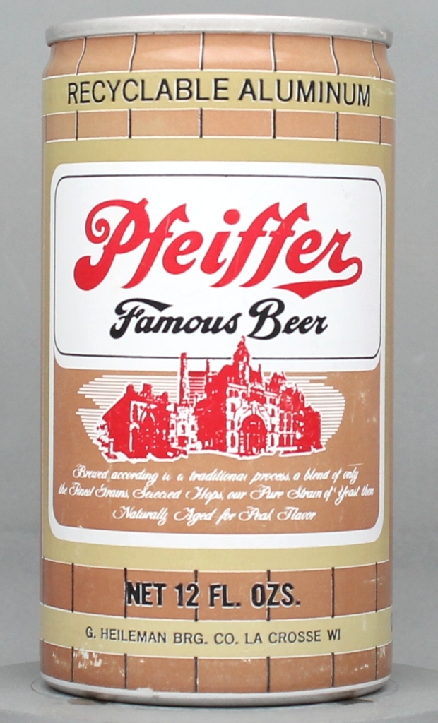 Pfeiffer Famous Beer 12 Oz Tab Top Can