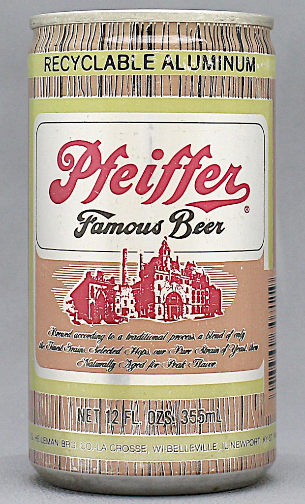 Pfeiffer Famous Beer 12 Oz Tab/Stay Top Can