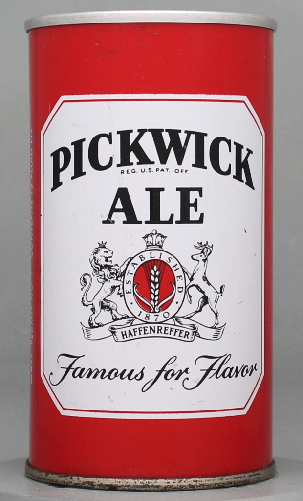 Pickwick Ale 12 Oz Zip Top Can
