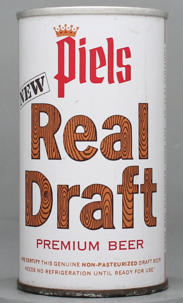 Piels Real Draft Premium Draft 12 Oz Zip/Tab Top Can