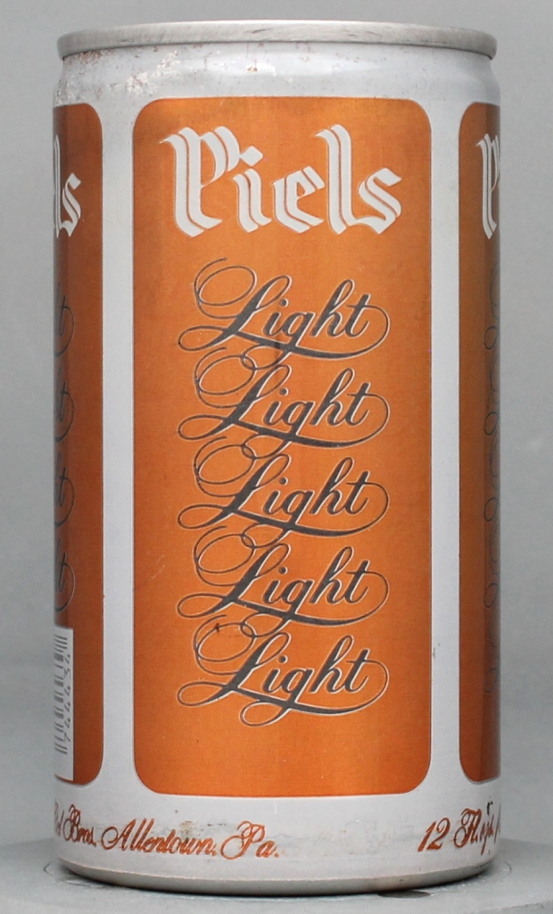 Piels Light Beer 12 Oz Tab Top Can