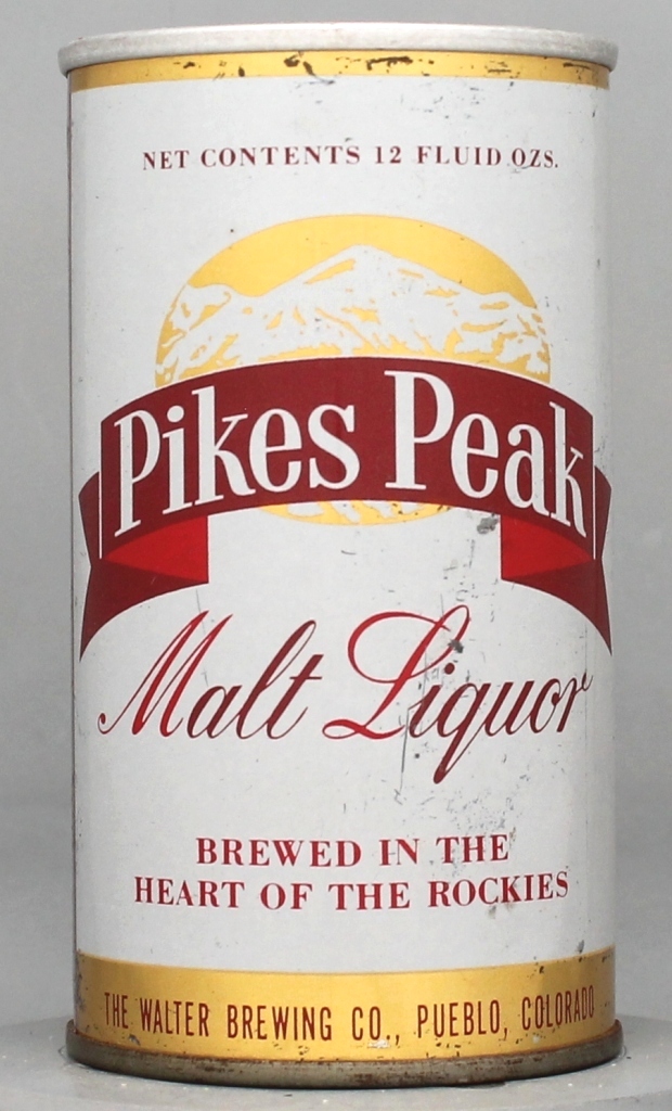 Pikes Peak Malt Liquor 12 Oz Tab Top Can