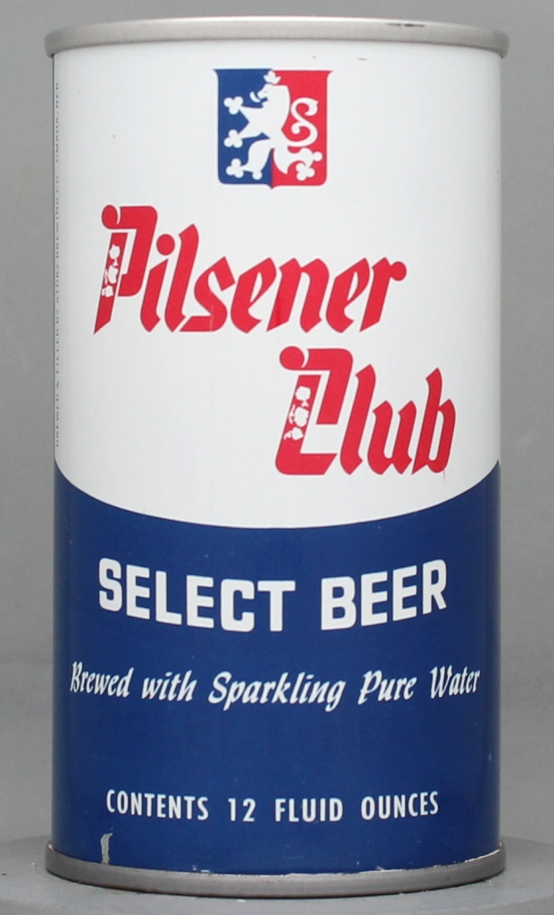 Pilsener Club Premium Beer 12 Oz Tab Top Can
