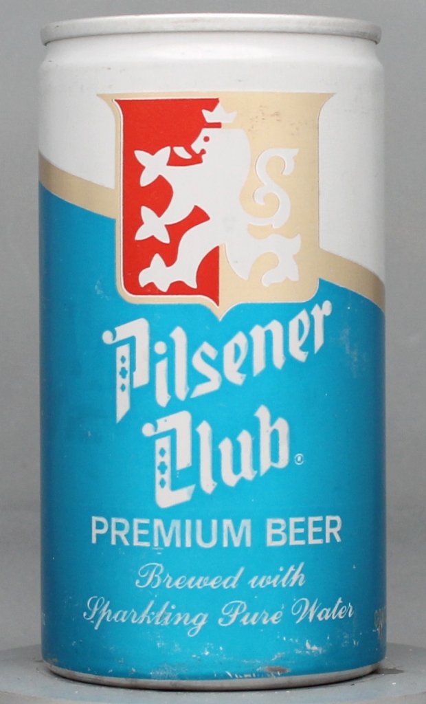 Pilsener Club Premium Beer 12 Oz Tab Top Can