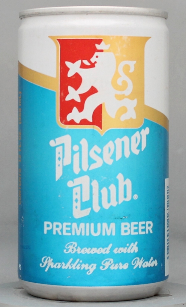 Pilsner Club Premium Beer 12 Oz Tab Top Can