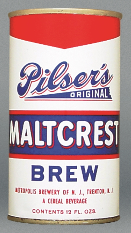 Pilser's Maltcrest Brew Near Beer 12 Oz Tab Top Can