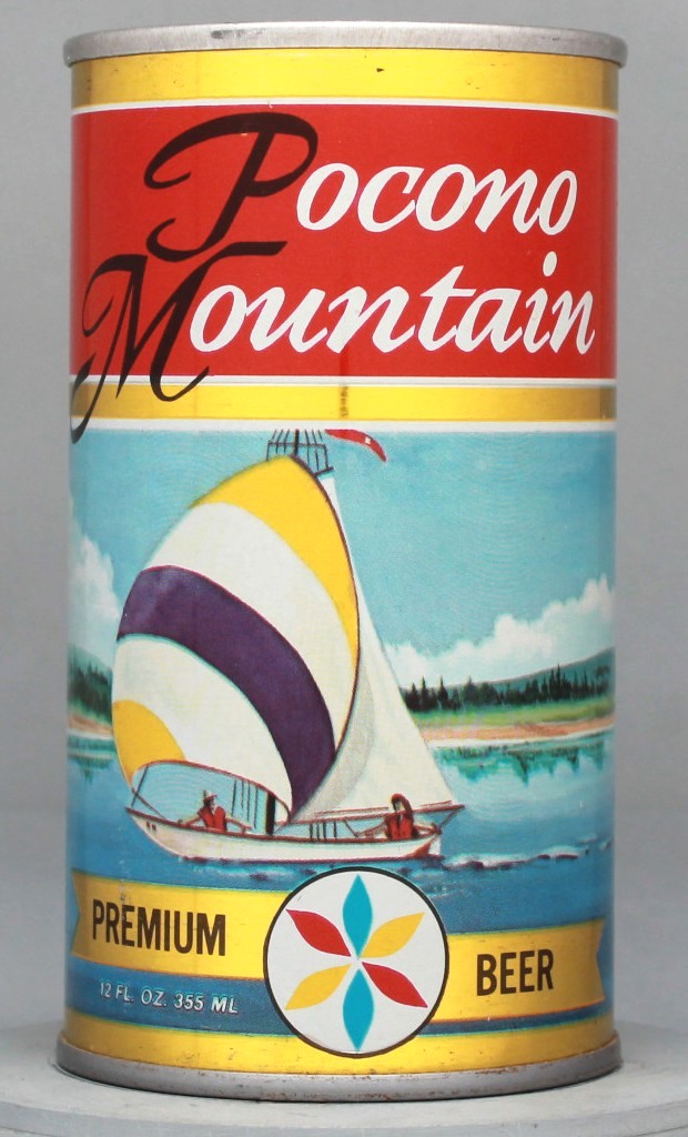 Pocono Mountain Premium Beer 12 Oz Tab Top Can