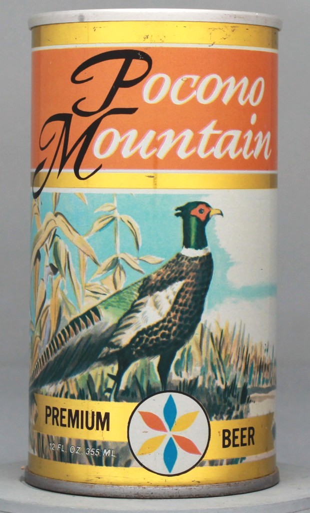 Pocono Mountain Premium Beer 12 Oz Tab Top Can