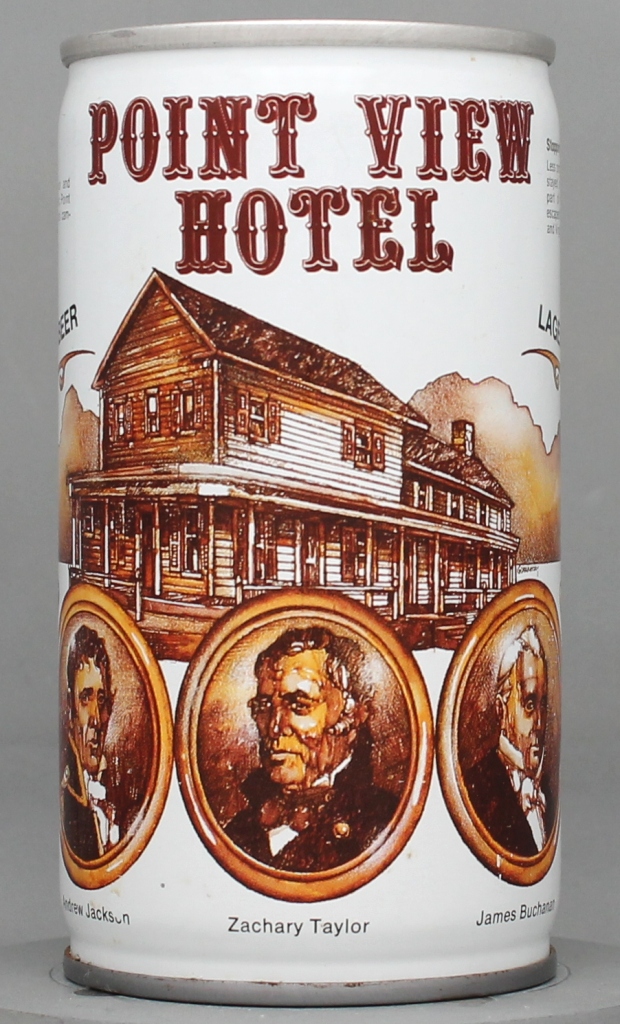 Point View Hotel Lager Beer 12 Oz Tab Top Can