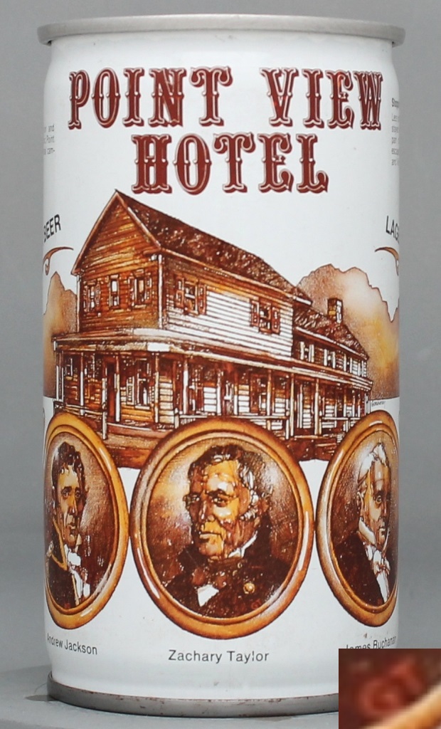 Point View Hotel Lager Beer 12 Oz Tab Top Can