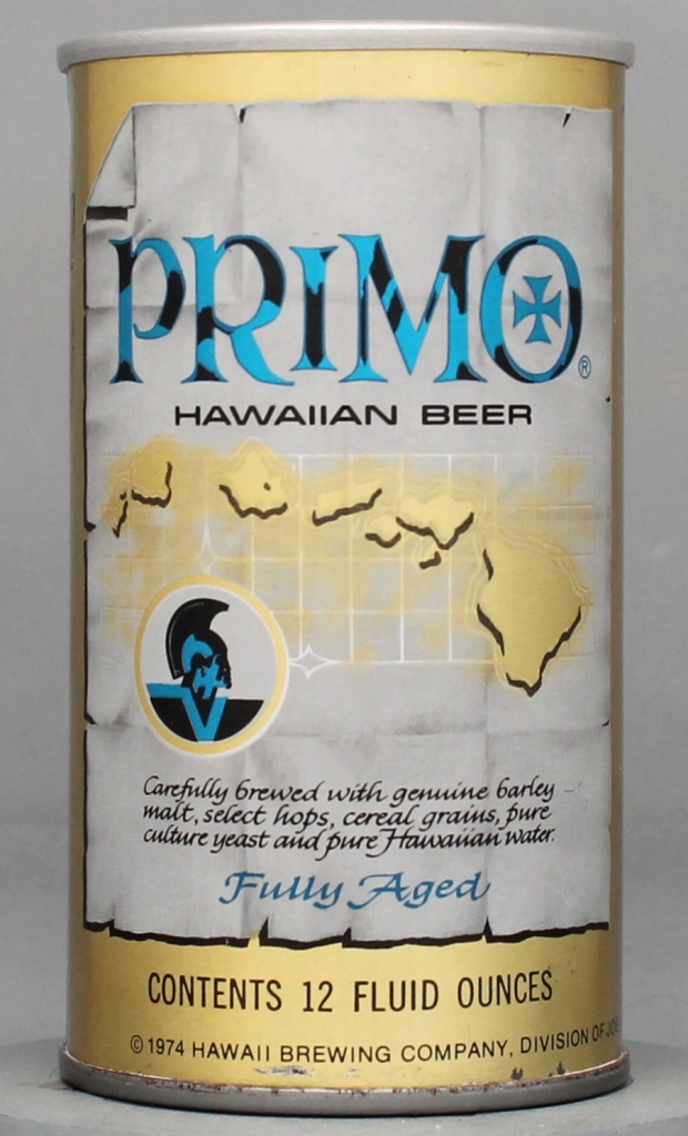 Primo Hawaiian Beer 12 Oz Tab Top Can