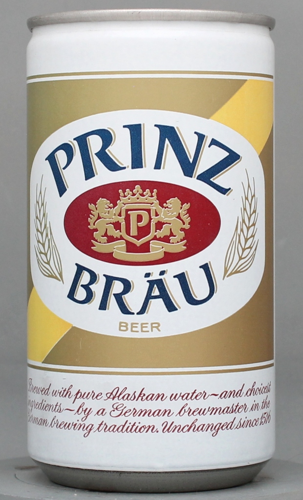 Prinz Brau Beer 12 Oz Tab Top Can