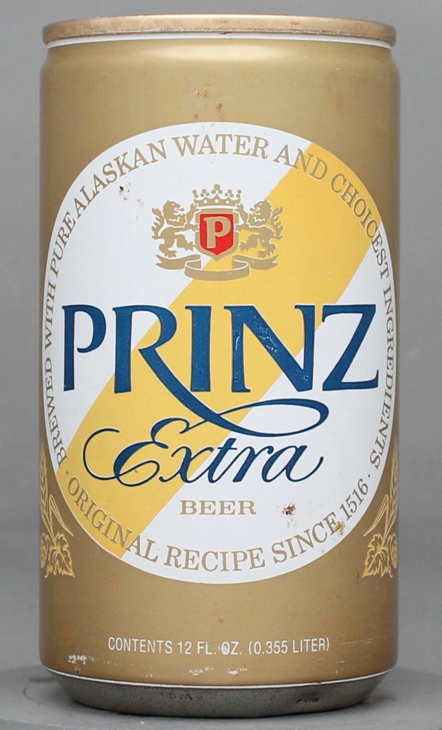 Prinz Brau Extra Beer 12 Oz Tab Top Can