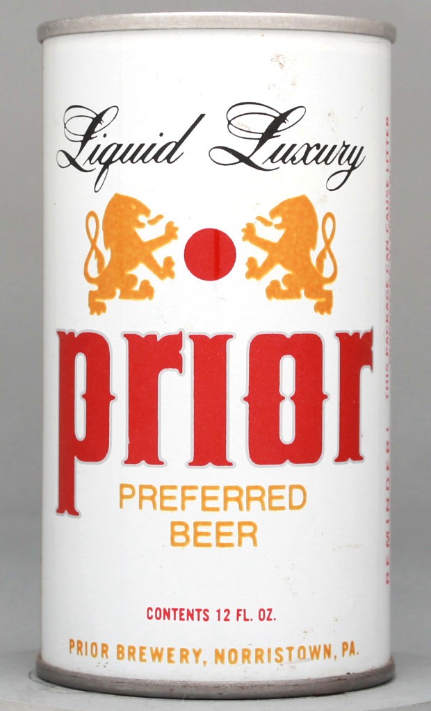 Prior Preferred Beer 12 Oz Tab Top Can
