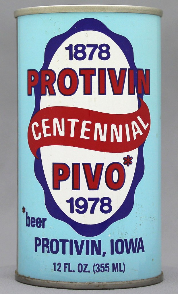 Protivin Centennial Pivo Beer 12 Oz Tab Top Can