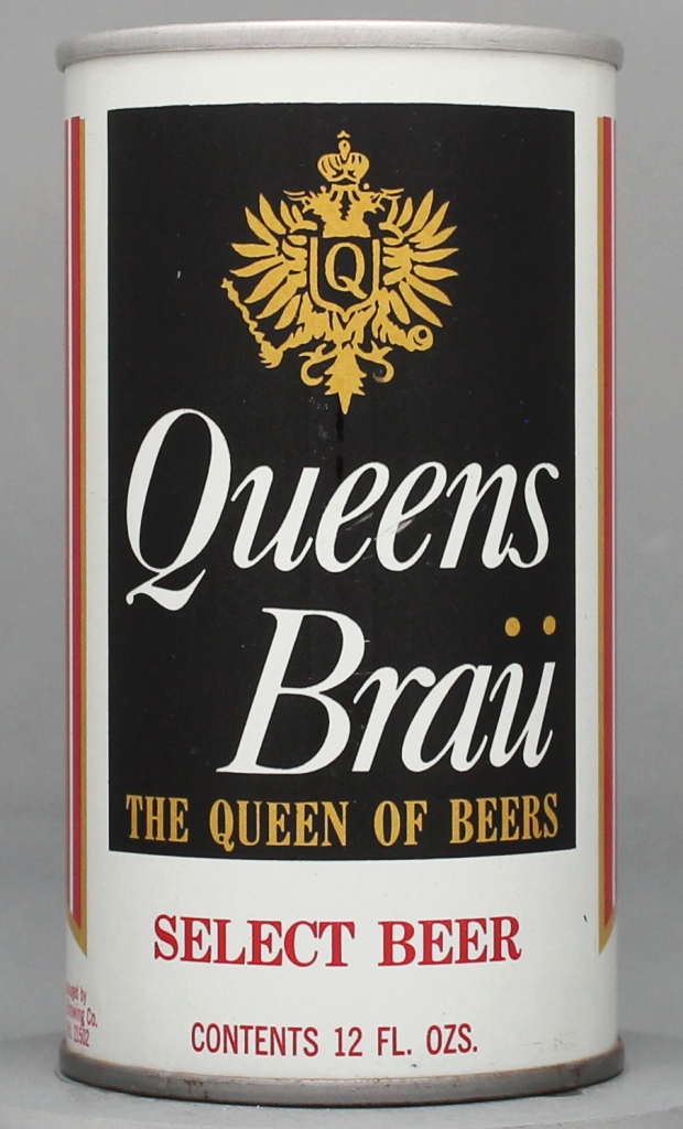 Queens Brau Select Beer 12 Oz Tab Top Can
