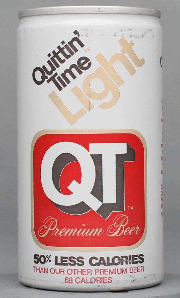 Quittin' Time Premium Light Beer 12 Oz Tab Top Can