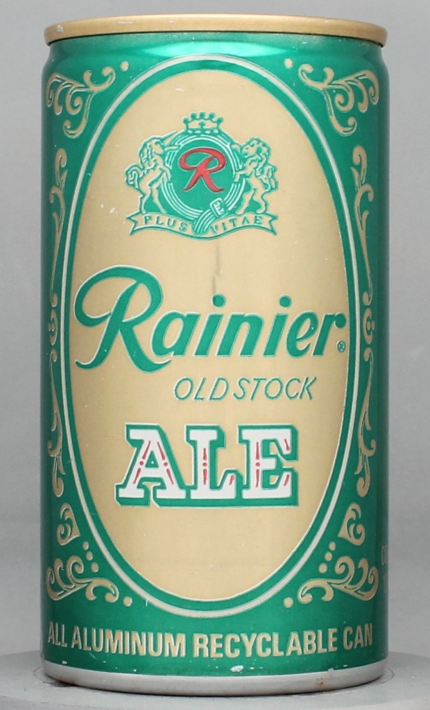Rainier Old Stock Ale 12 Oz Tab Top Can