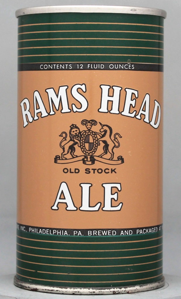 Rams Head Ale 12 Oz Zip/Tab Top Can