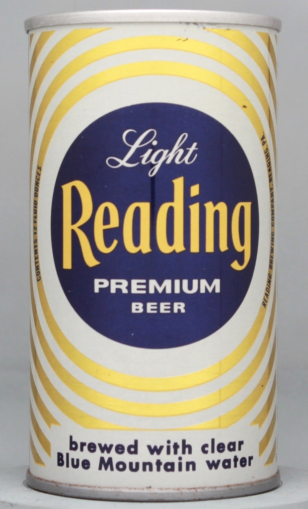 Reading Light Premium Beer 12 Oz Tab Top Can