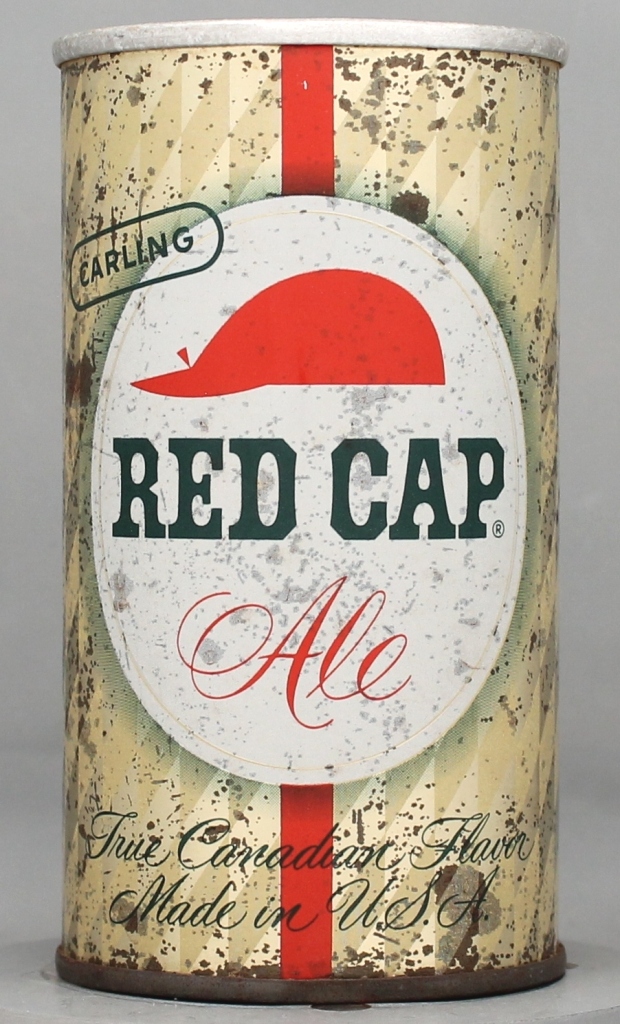 Red Cap, Carling Ale 12 Oz Zip Top Can
