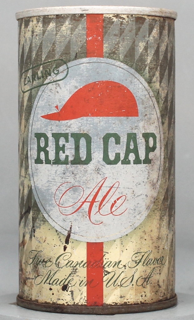 Red Cap, Carling Ale 12 Oz Tab Top Can