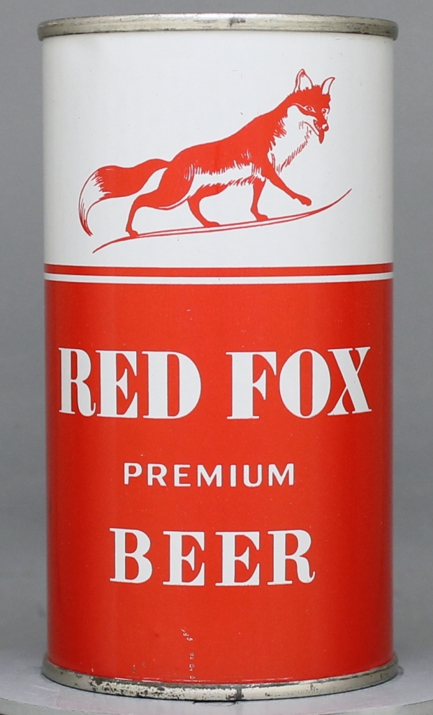 Red Fox Premium Beer 12 Oz Zip/Insert Top Can