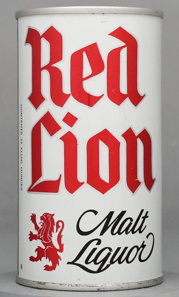 Red Lion Malt Liquor 12 Oz Tab Top Can