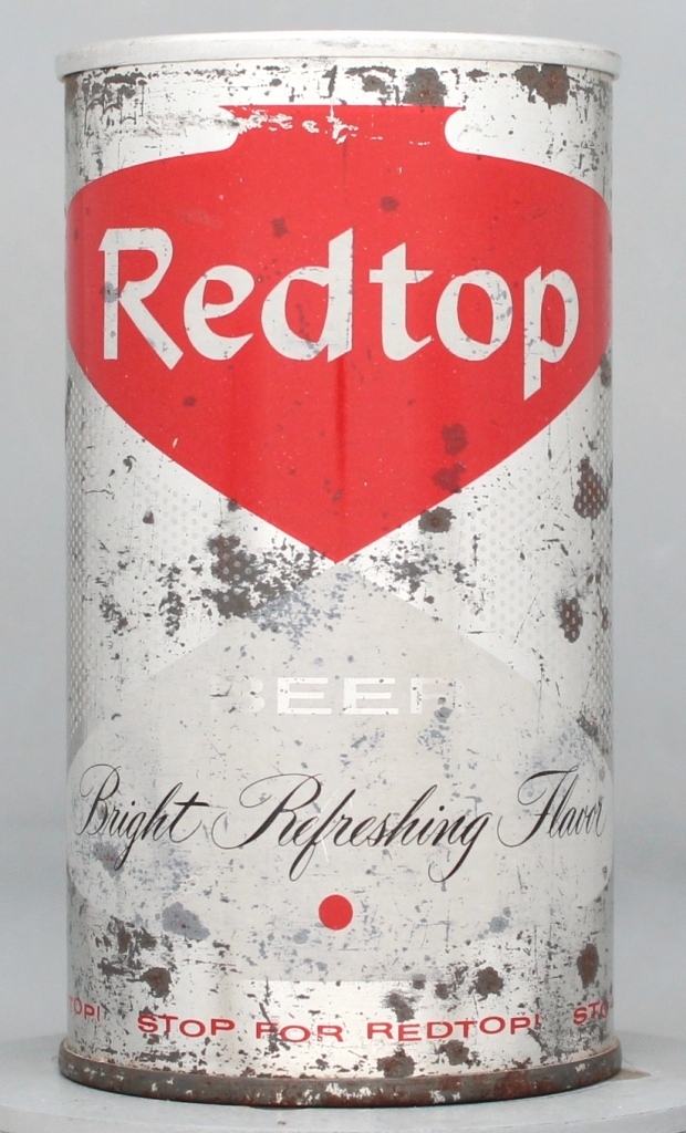 Red Top Beer 12 Oz Tab Top Can