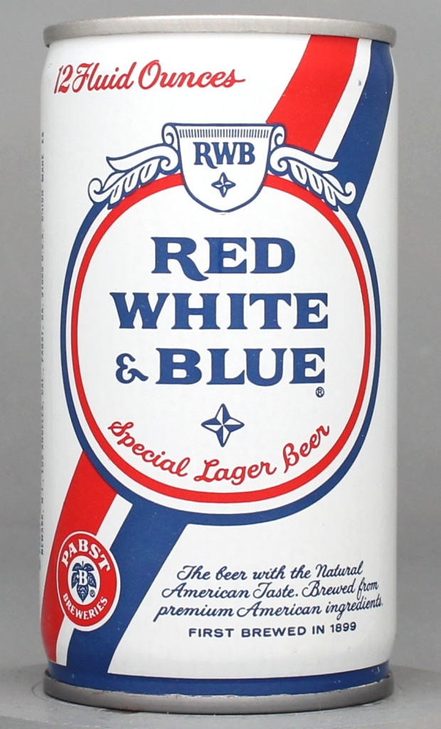 Red White & Blue Special Lager Beer 12 Oz Tab Top Can